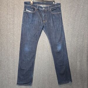Diesel Safado Jeans Sz 33X32 Men's Dark Wash Regular Slim Straight